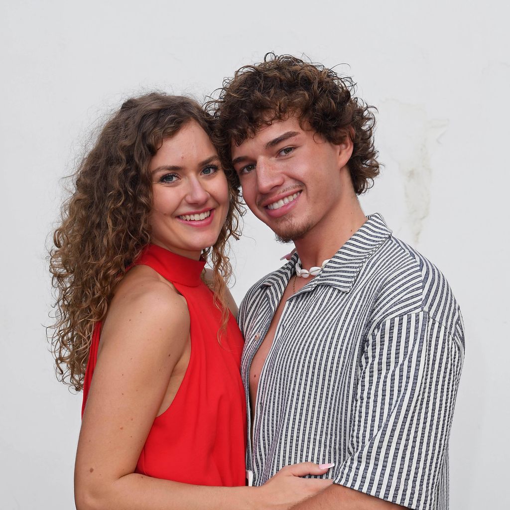 Garry Secret mit Freundin Jessica beim BILD-Renntag in Gelsenkirchen