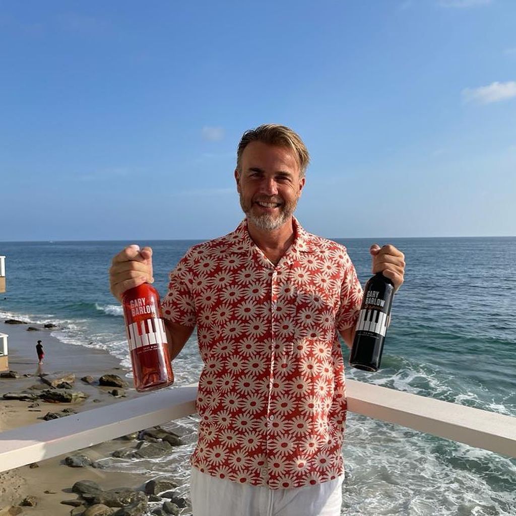 Gary Barlow mit seinen eigenen Weinen
