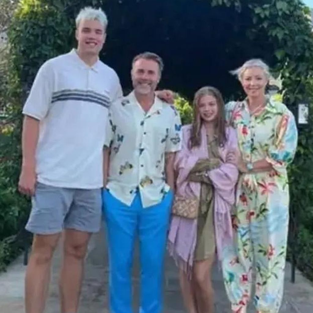 Gary Barlow mit seiner Familie