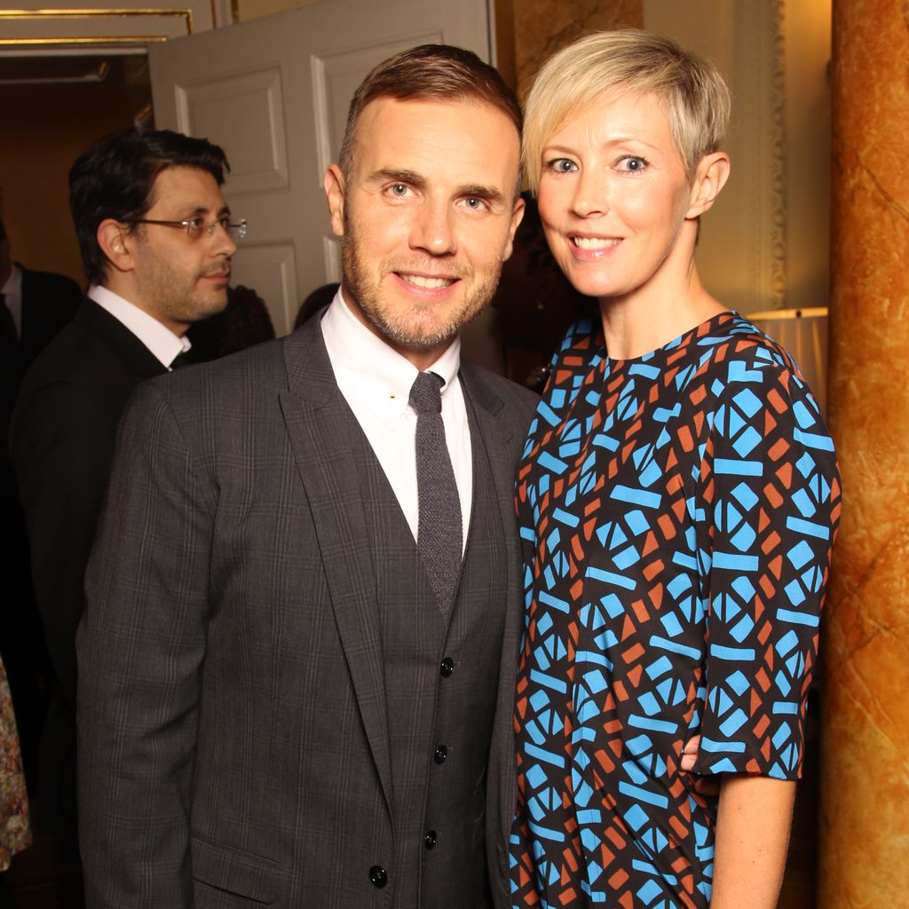 Gary Barlow und Dawn Andrews im Jahr 2012