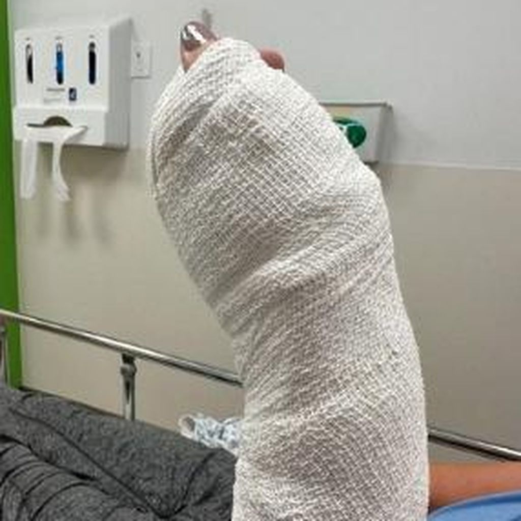 Gary Barlows Frau Dawn im Krankenhaus