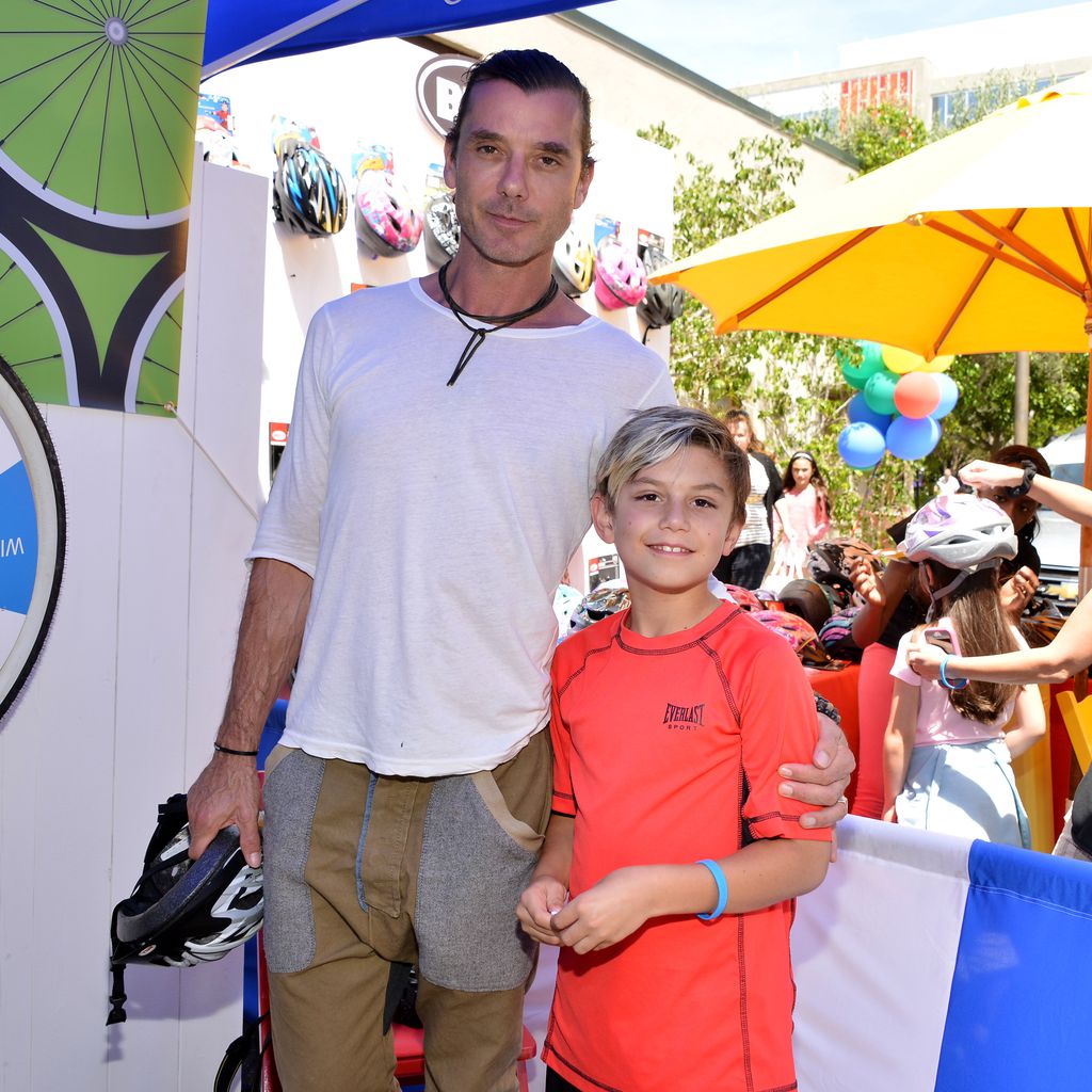 Gavin Rossdale mit seinem Sohn Kingston 2015