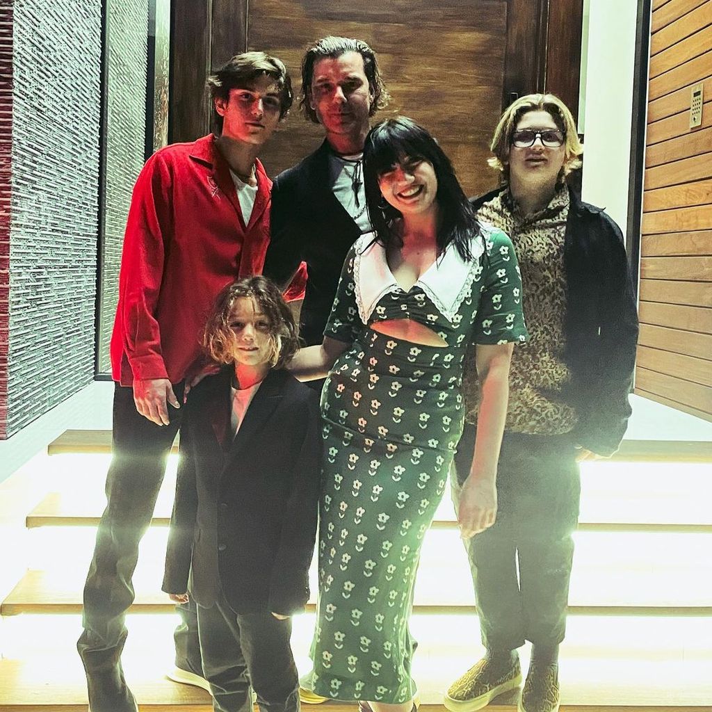Gavin Rossdale mit seinen Kindern Kingston, Apollo, Daisy und Zuma