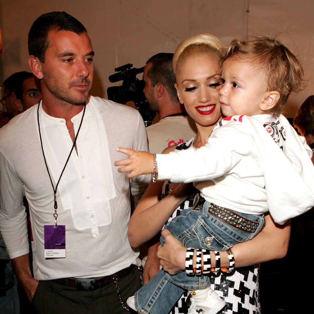 Gavin Rossdale und Gwen Stefani mit Sohn Kingston, 2007