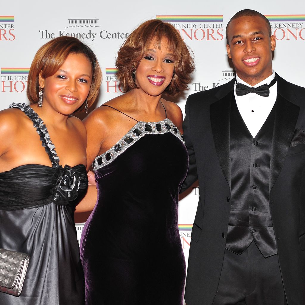Gayle King mit ihren Kindern Kirby und William