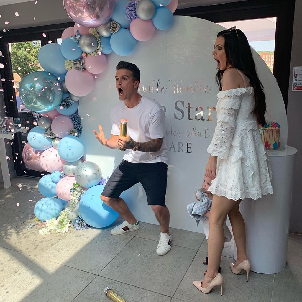 Gaz Beadle, Emma McVey und ihr Sohn Chester
