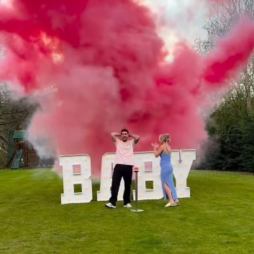 Gaz Beadle und seine schwangere Partnerin Maia, April 2026