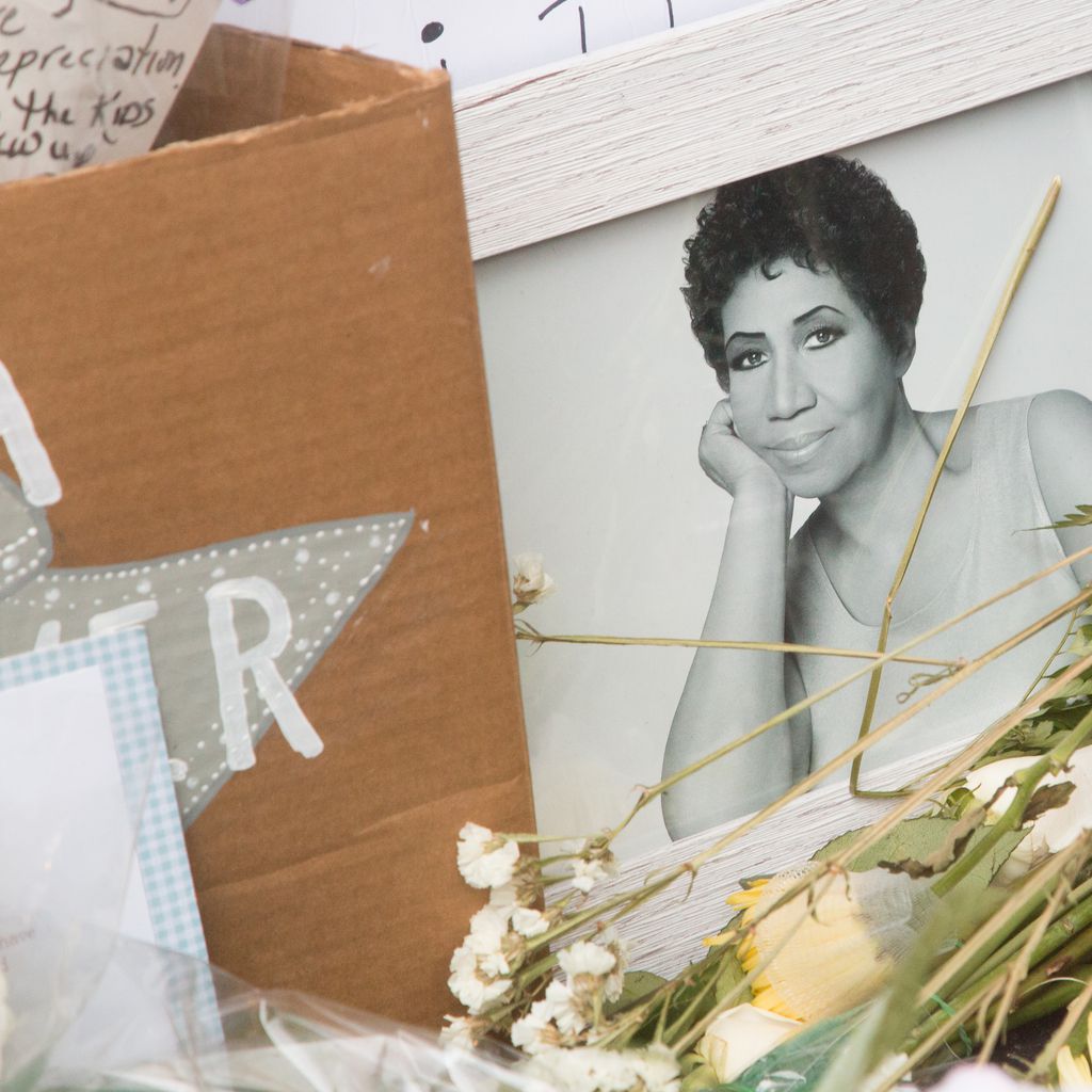 Gedenkbild von Aretha Franklin