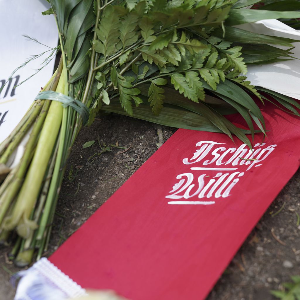 Gedenkkranz für Willi Herren