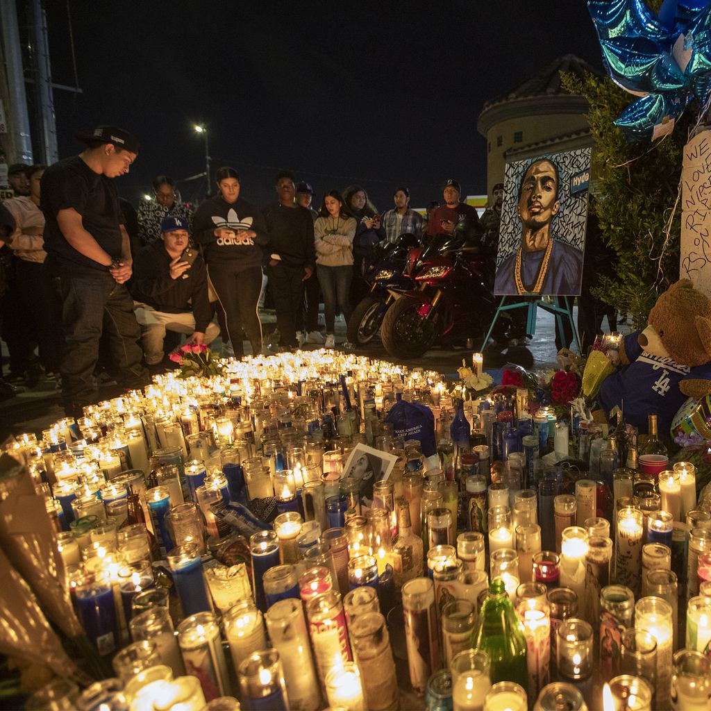 Gedenkstätte für Nipsey Hussle in Los Angeles