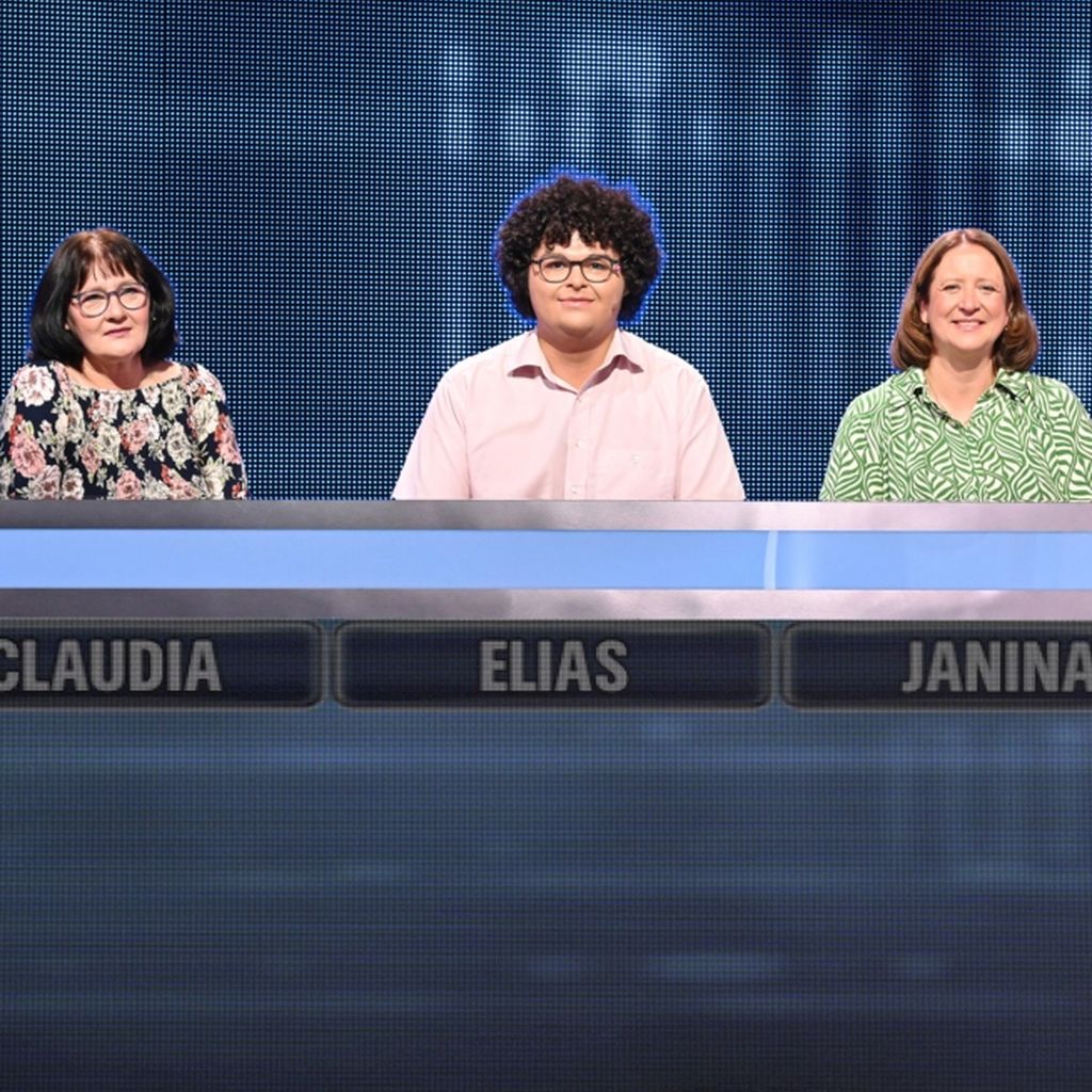 "Gefragt – Gejagt"-Kandidaten (v.l.n.r.): Claudia Ott, Elias Rinsche, Janina Voß und Matthias Hübner