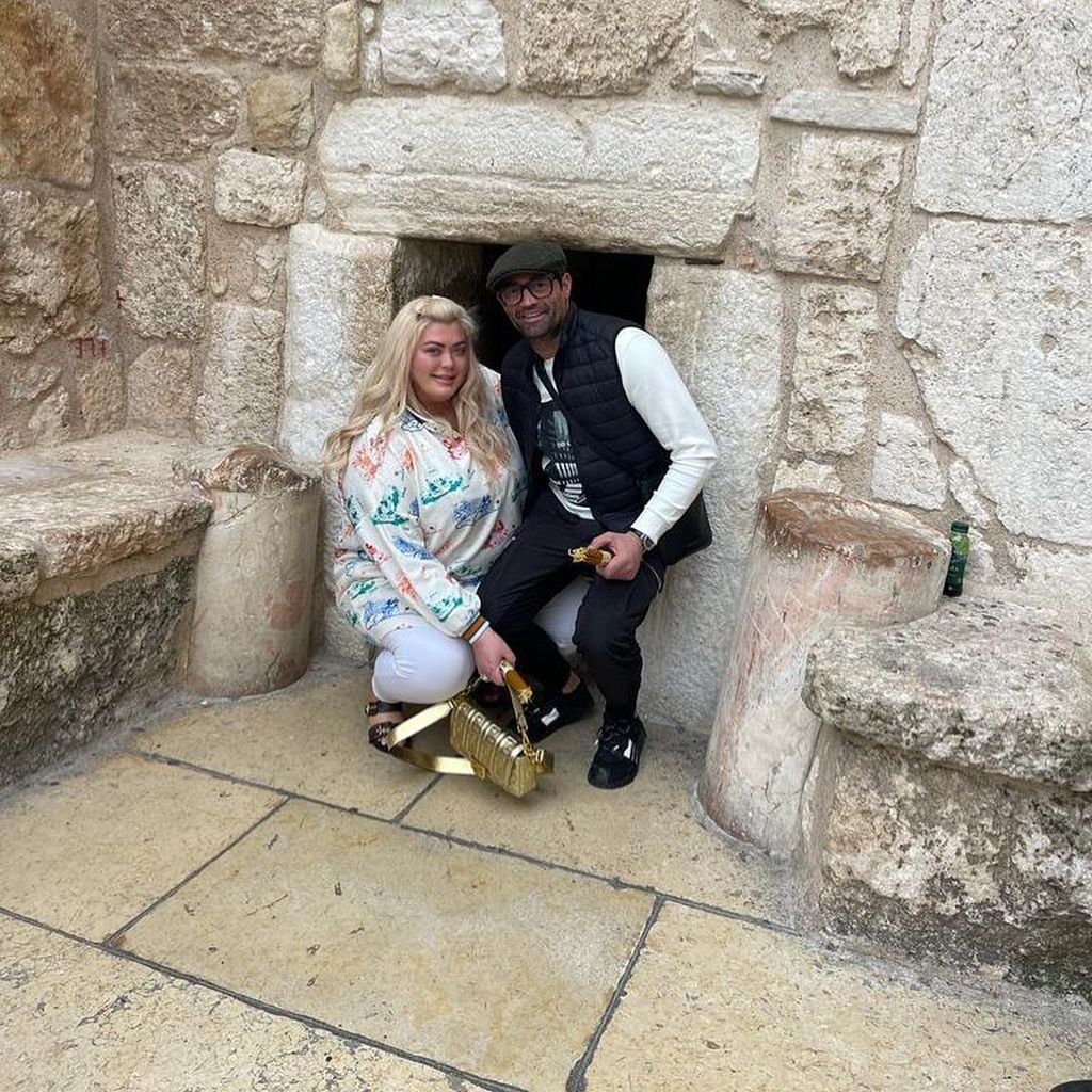 Gemma Collins und Rami Hawash im Januar 2023 in Bethlehem