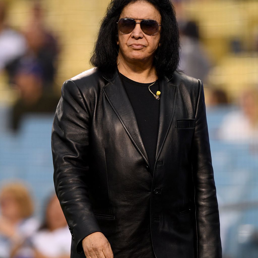 Gene Simmons im Dodger Stadion in L.A. im Mai 2019