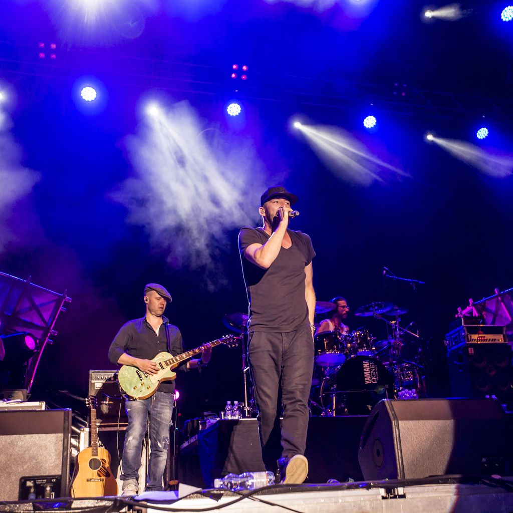 Gentleman bei einem Konzert am Wörthersee im Juli 2015