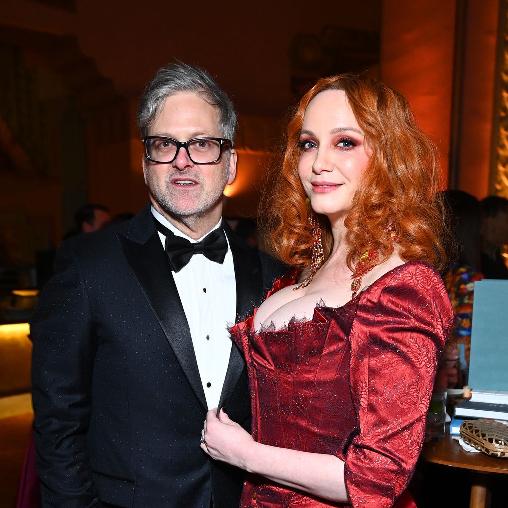 George Bianchini und Christina Hendricks