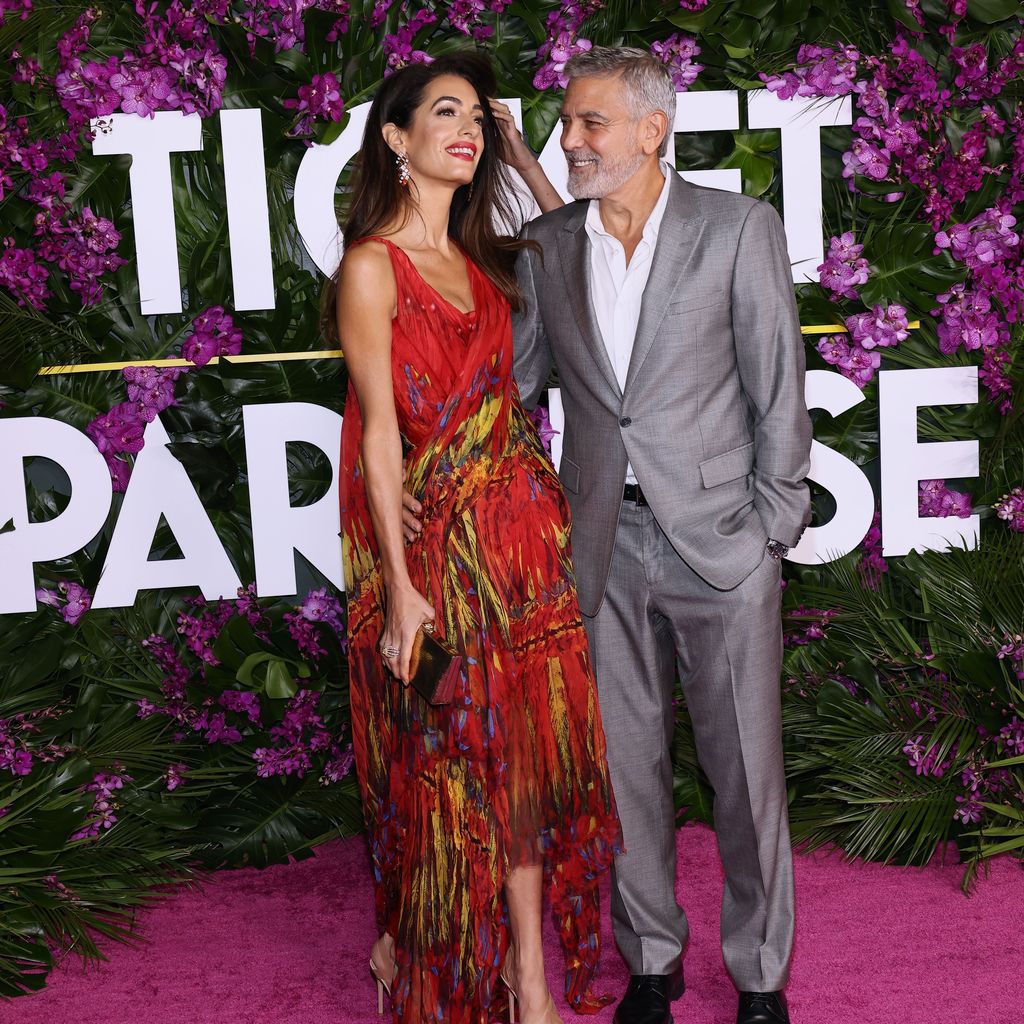 George und Amal Clooney bei der "Ticket to Paradise"-Premiere