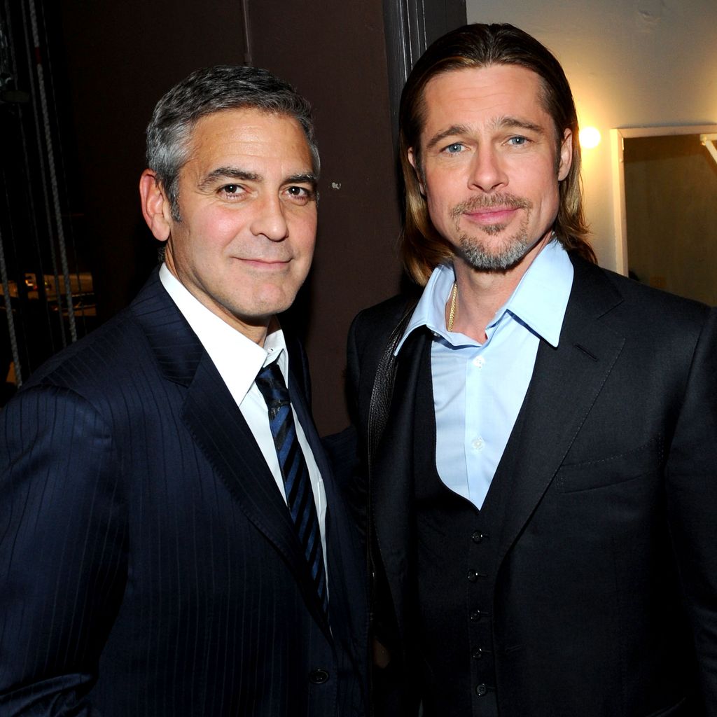 George Clooney und Brad Pitt im Jahr 2012