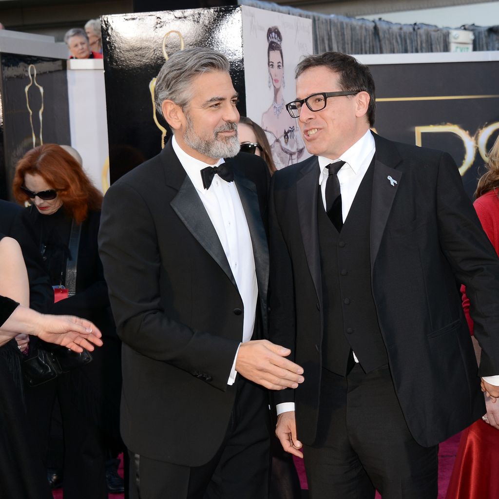 George Clooney und David O. Russell im Februar 2013