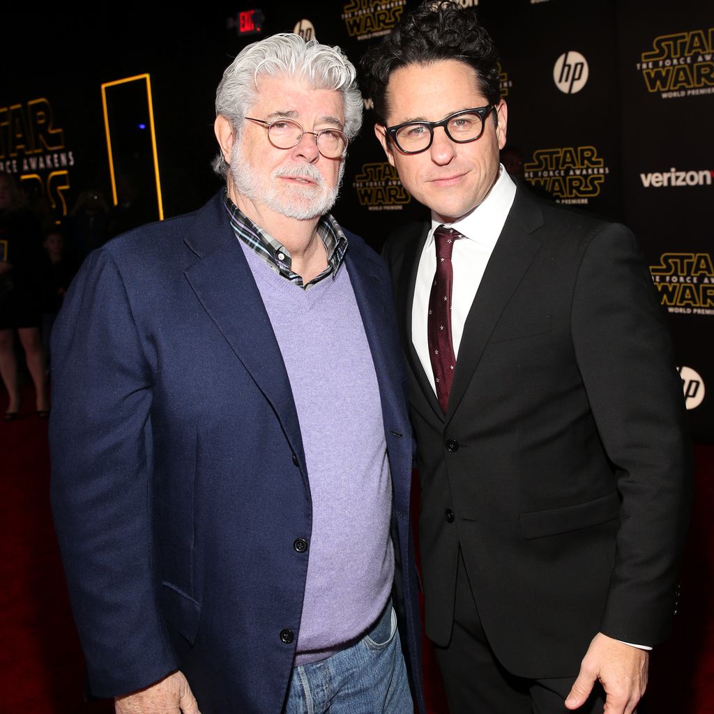 George Lucas und J.J. Abrams bei der "Star Wars: Episode VII – Das Erwachen der Macht"-Premiere