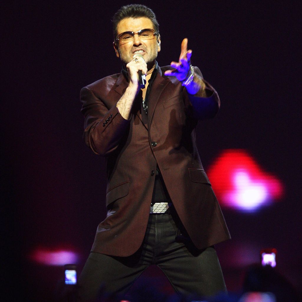 George Michael bei einem Auftritt 2008