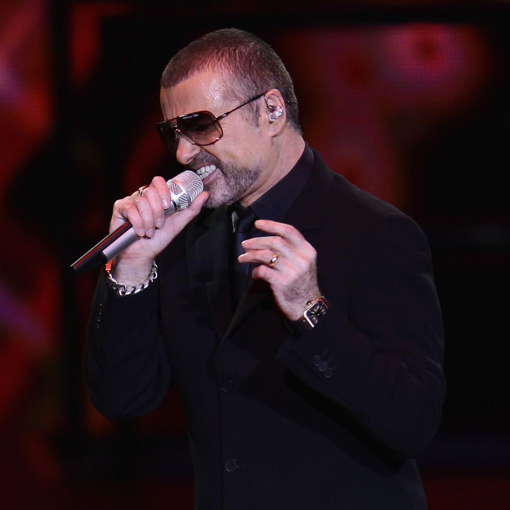 Sänger George Michael während eines Auftritts in Mailand 2011
