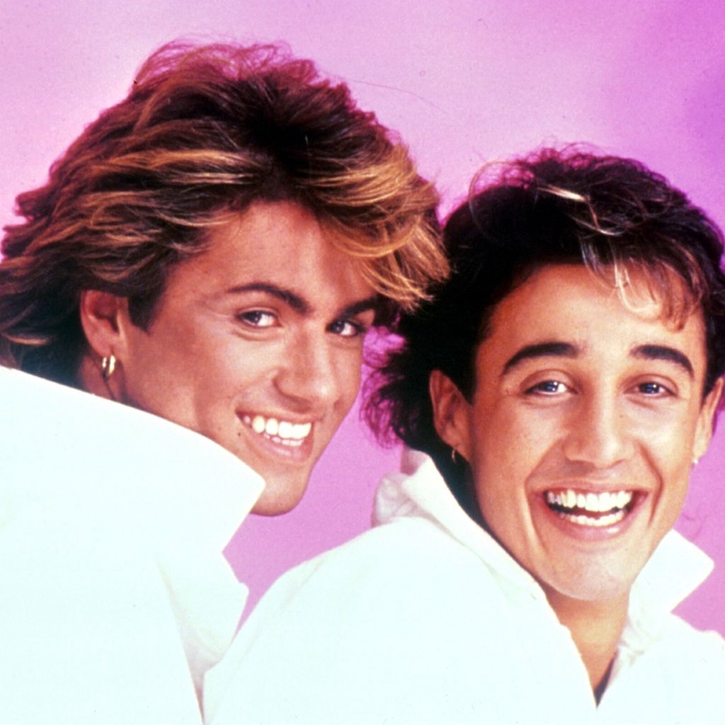 George Michael und Andrew Ridgeley als Popgruppe Wham!