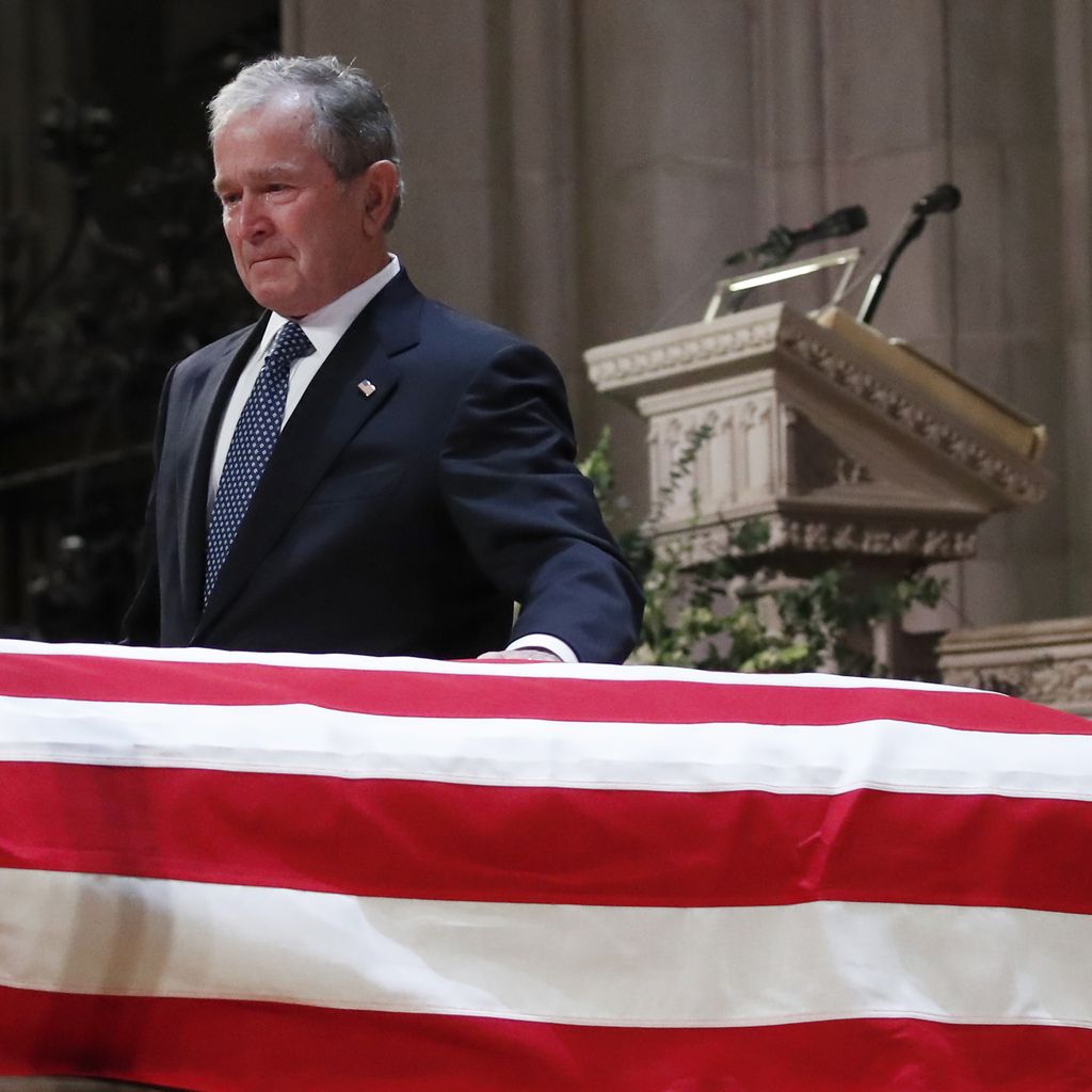 George W. Bush in Washington DC im Dezember 2018