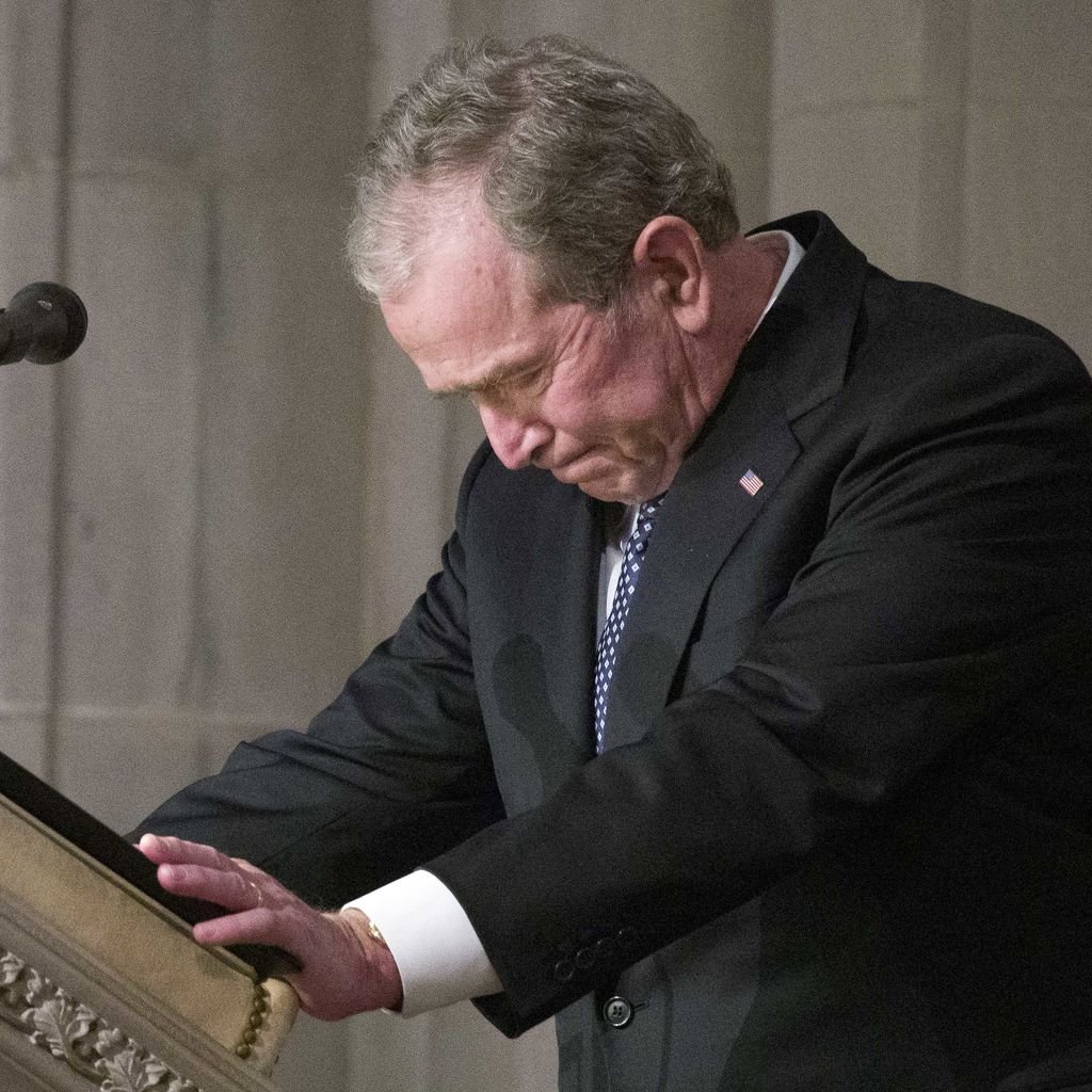 George W. Bush in Washington DC im Dezember 2018