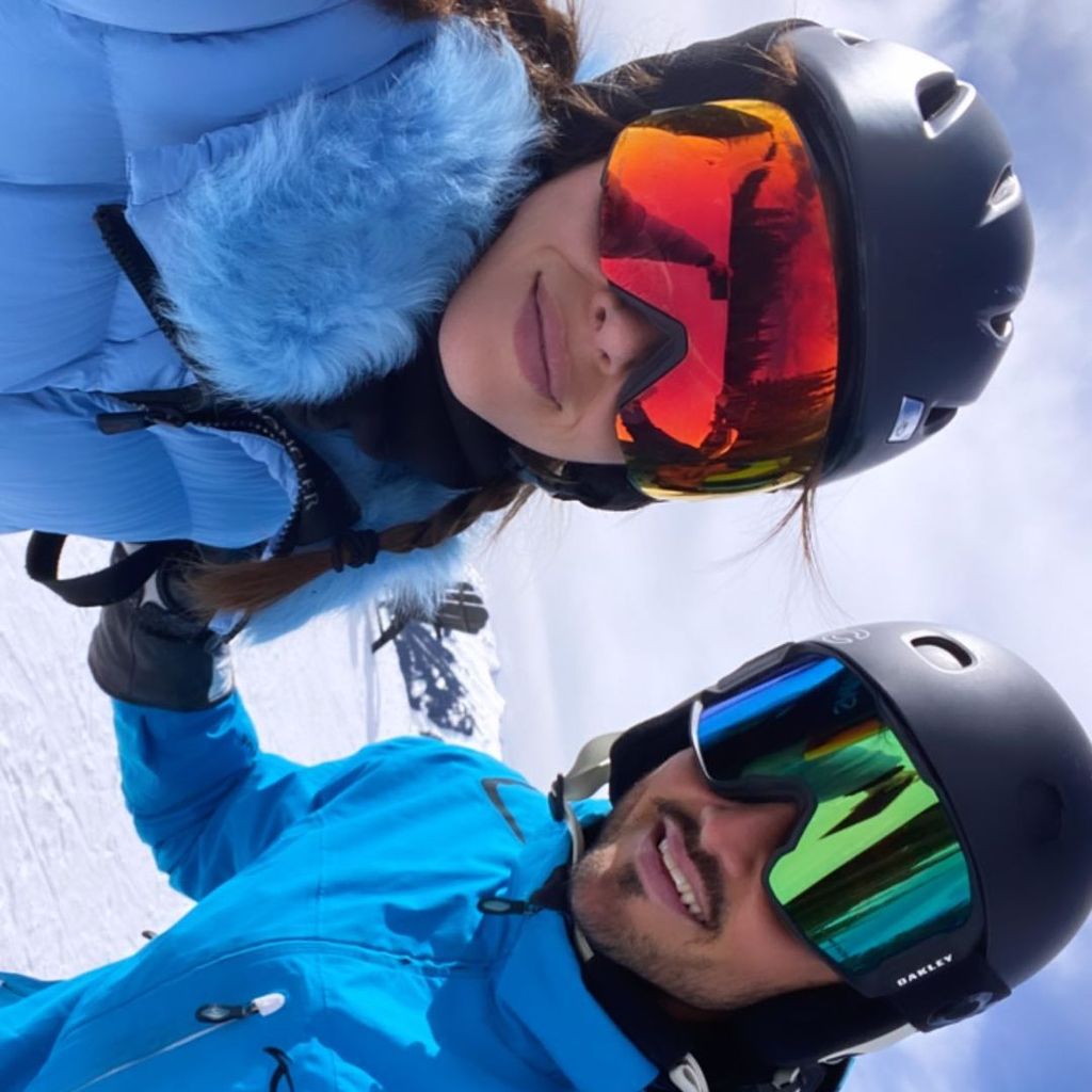 Georgia Fowler und ihr Freund Nathan Dalah, Februar 2022