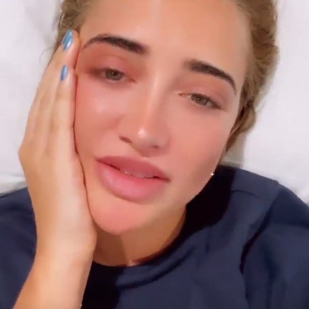 Georgia Harrison im Krankenhaus, Dezember 2020
