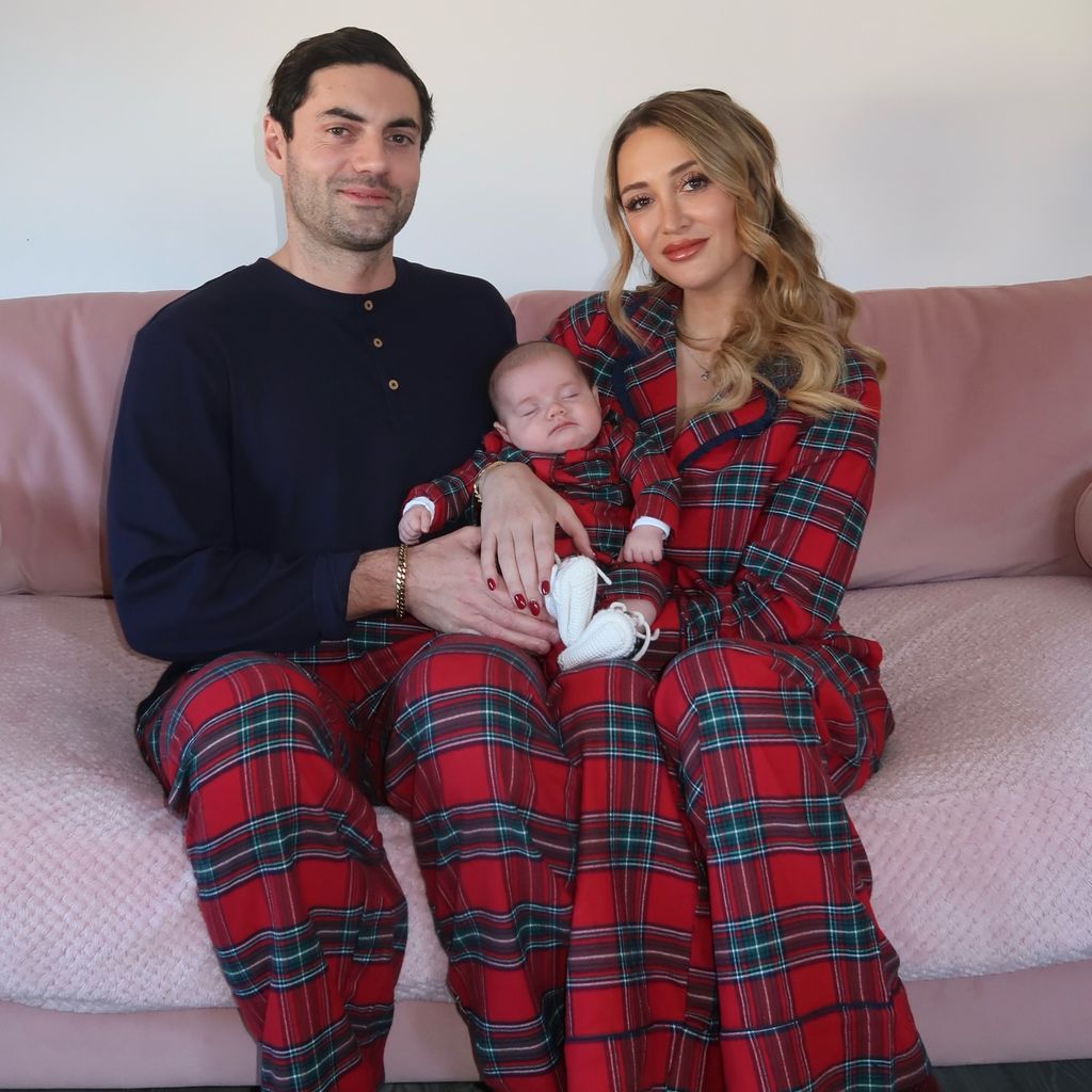 Jack Stacey, Georgia Harrison und ihre Tochter Sahara, Dezember 2025