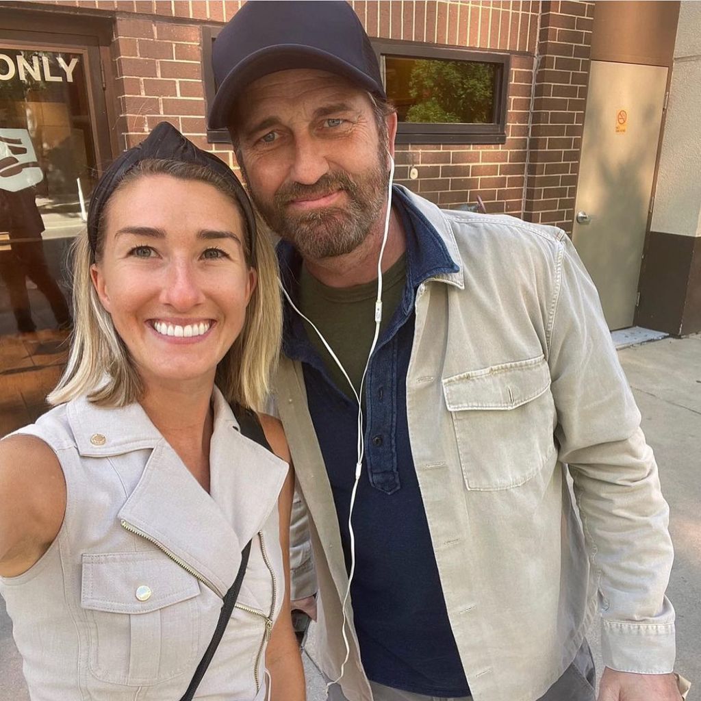 Gerard Butler und ein Fan