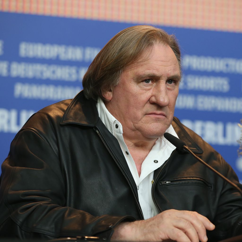 Gérard Depardieu bei einer Pressekonferenz
