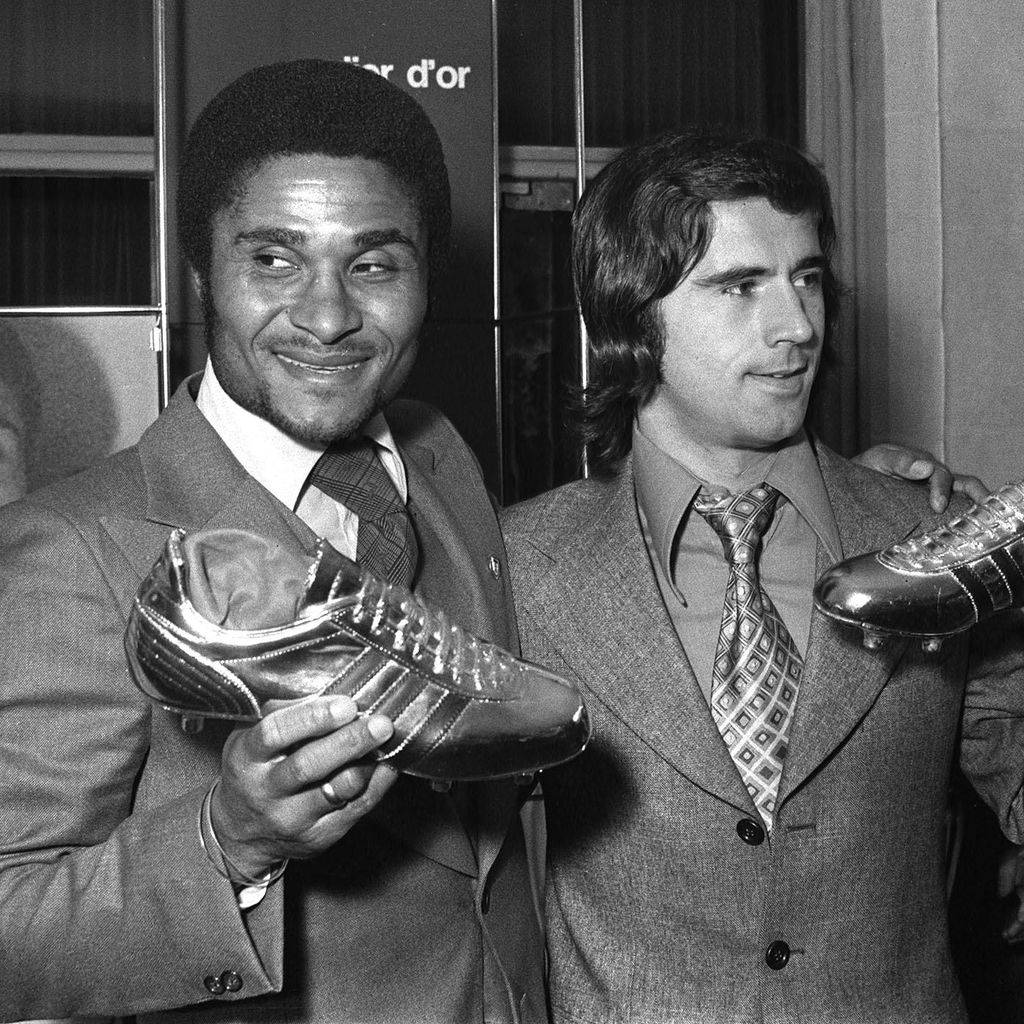 Gerd Müller und Eusebio