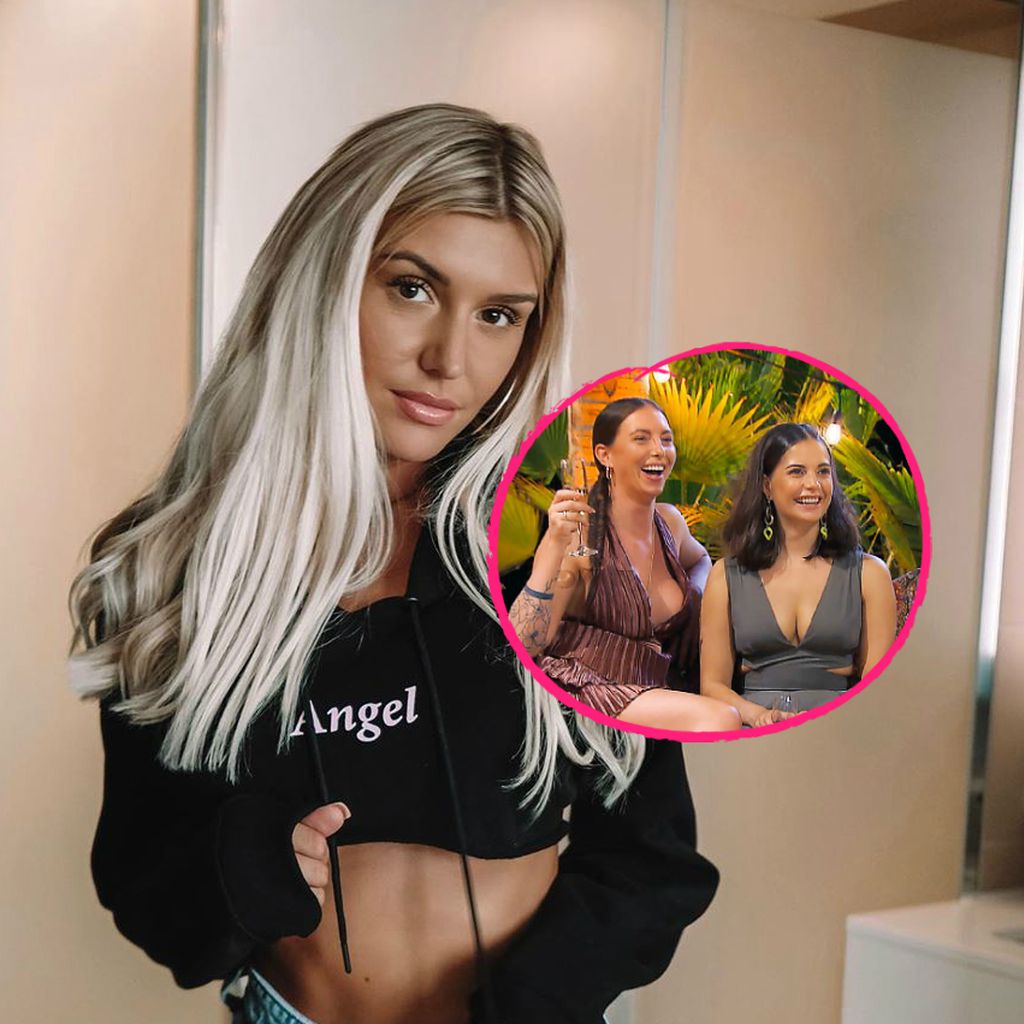 Gerda Lewis mit den Bachelor-Teilnehmerinnen Jenny Jasmin und Diana