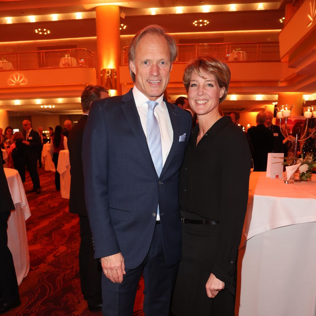 Moderator Gerhard Delling und Steakhaus-Erbin Christina Block