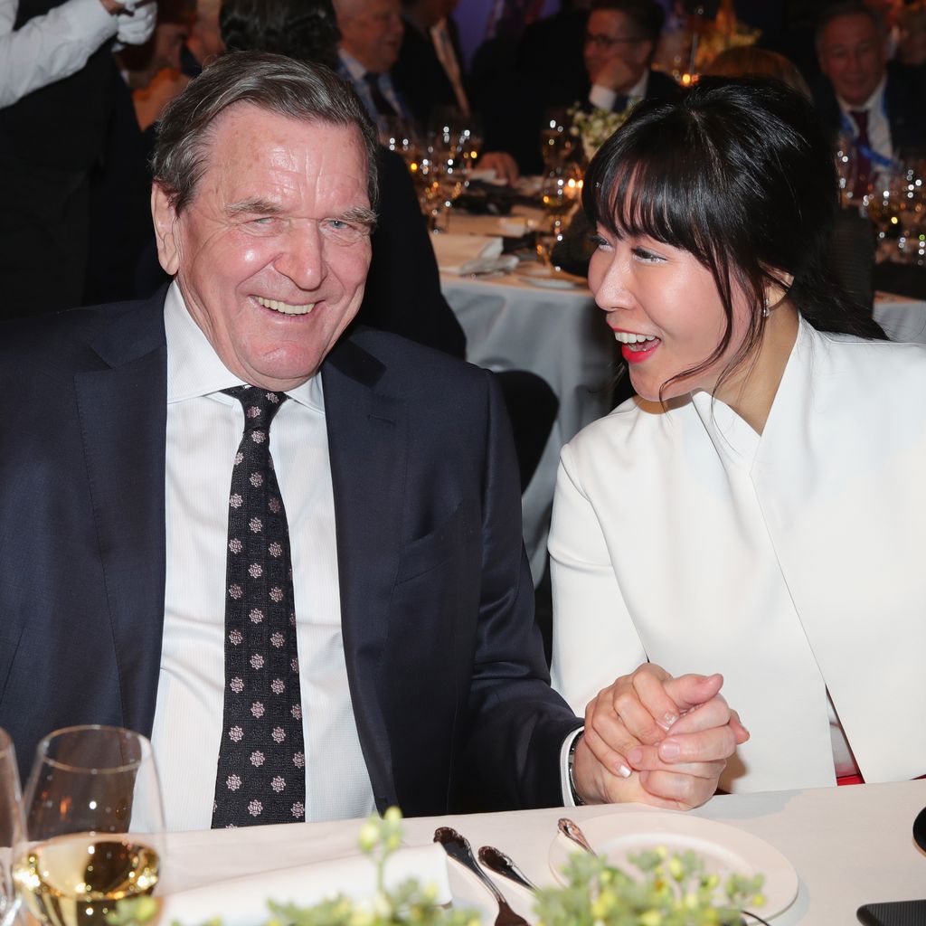 Gerhard Schröder mit seiner Frau Soyeon, Februar 2018