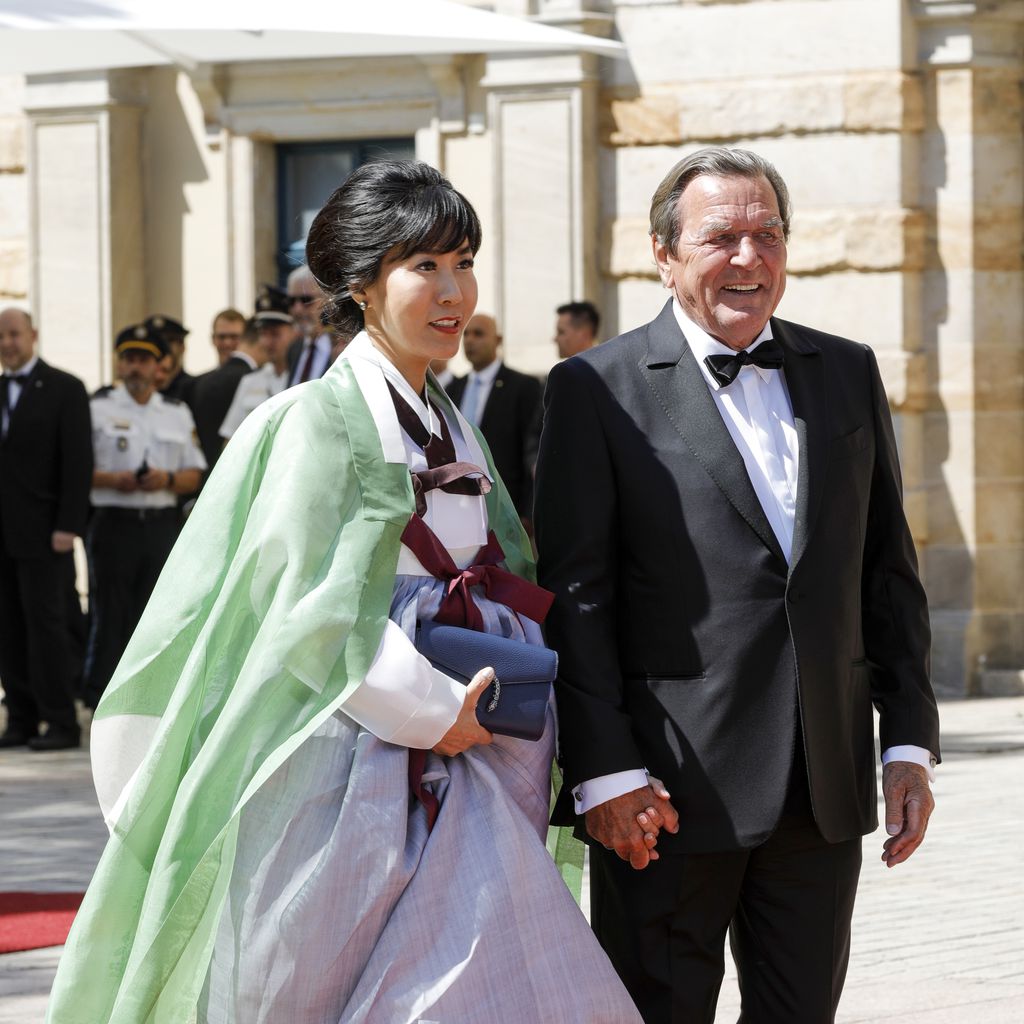 Gerhard Schröder und seine Frau Soyeon Schröder-Kim