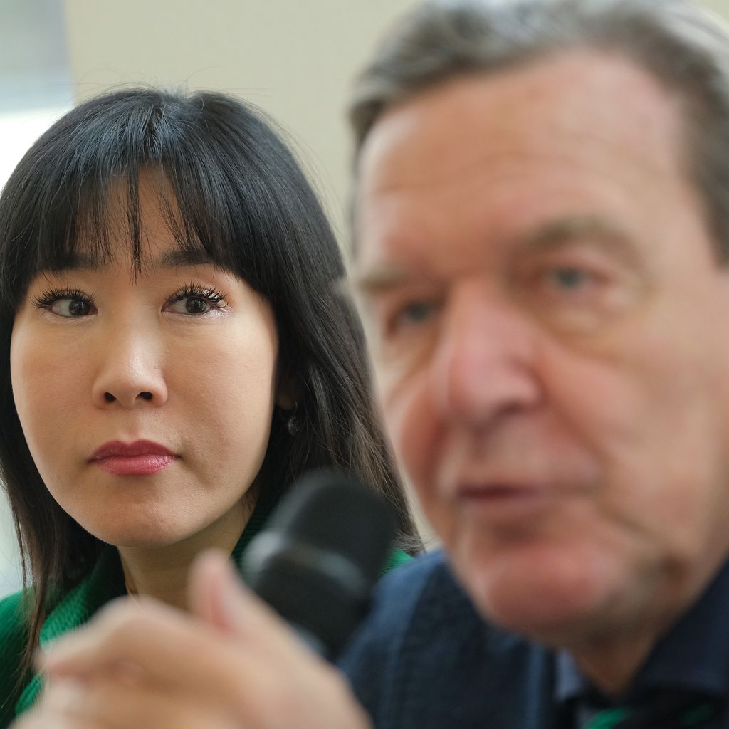 Gerhard Schröder und seine Frau Soyeon Schröder-Kim