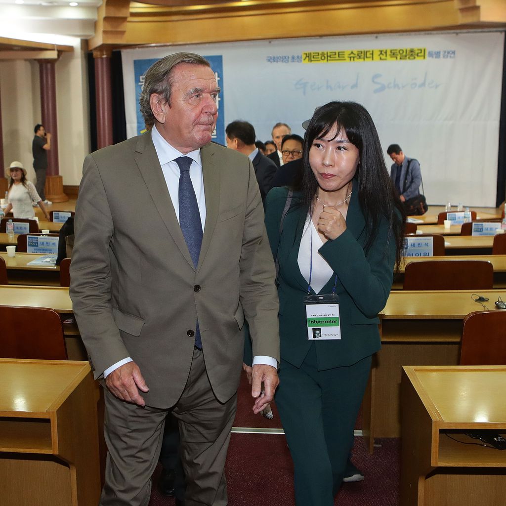 Gerhard Schröder und Soyeon Kim