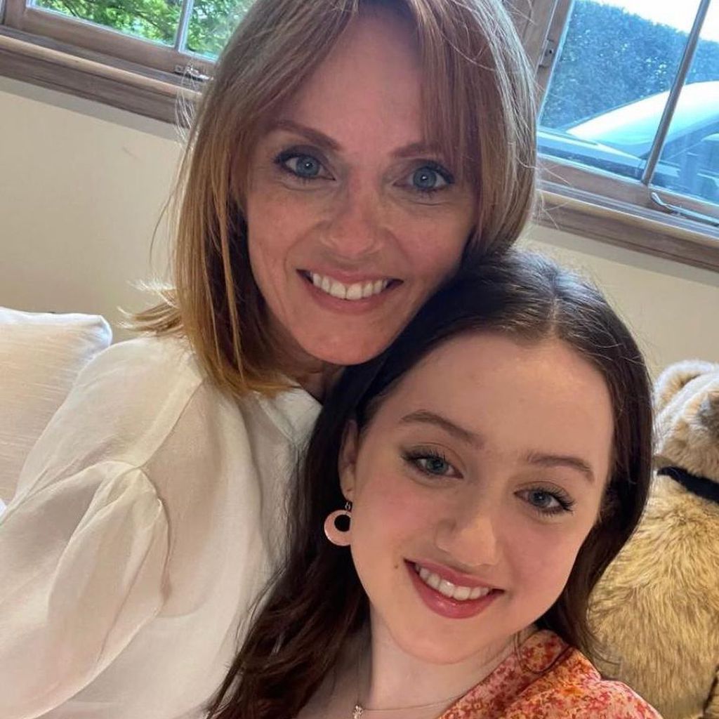 Geri Horner mit ihrer Tochter Bluebell