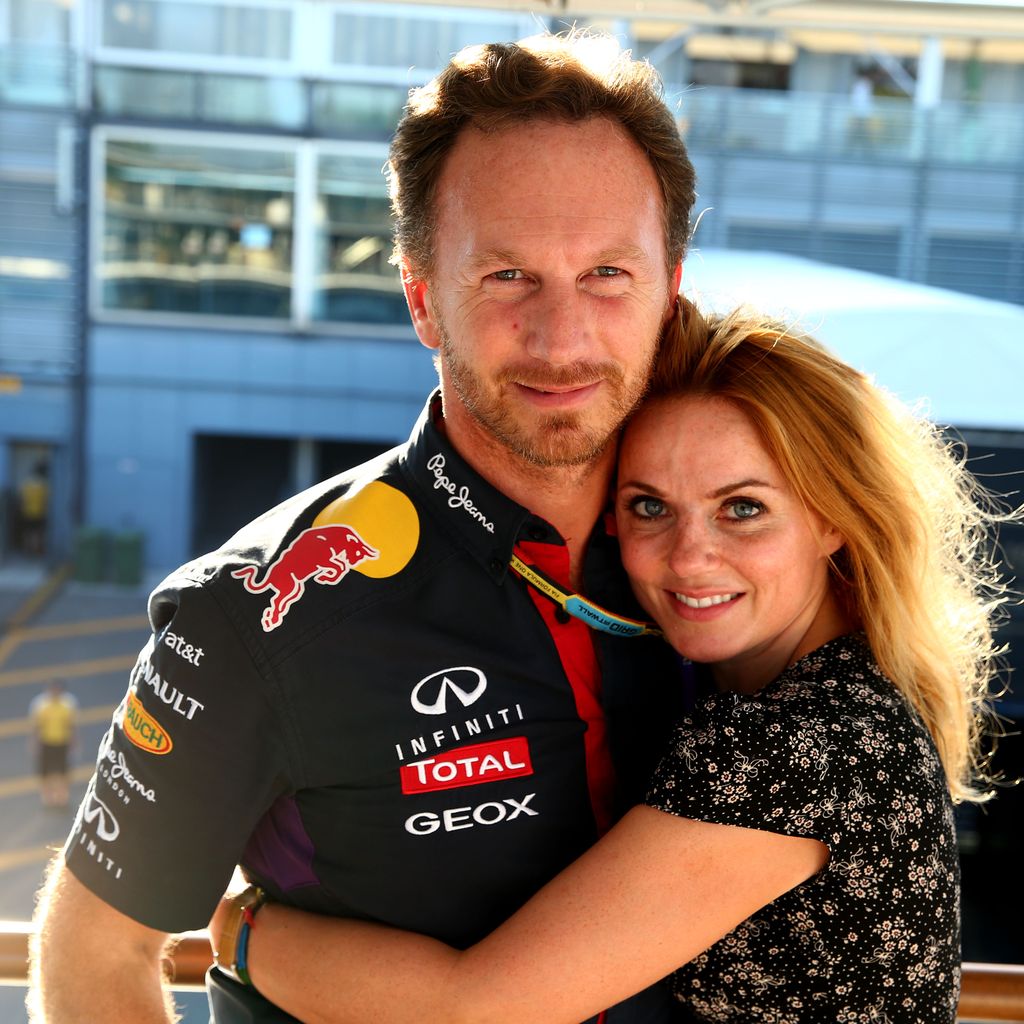 Geri Halliwell und ihr Mann Christian Horner