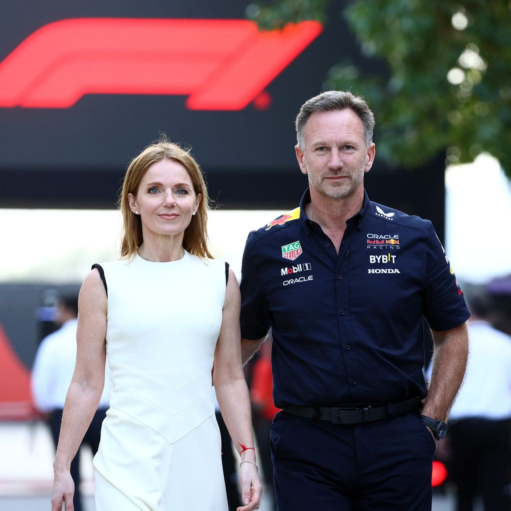 Geri Halliwell und Christian Horner beim Grand Prix von Bahrain