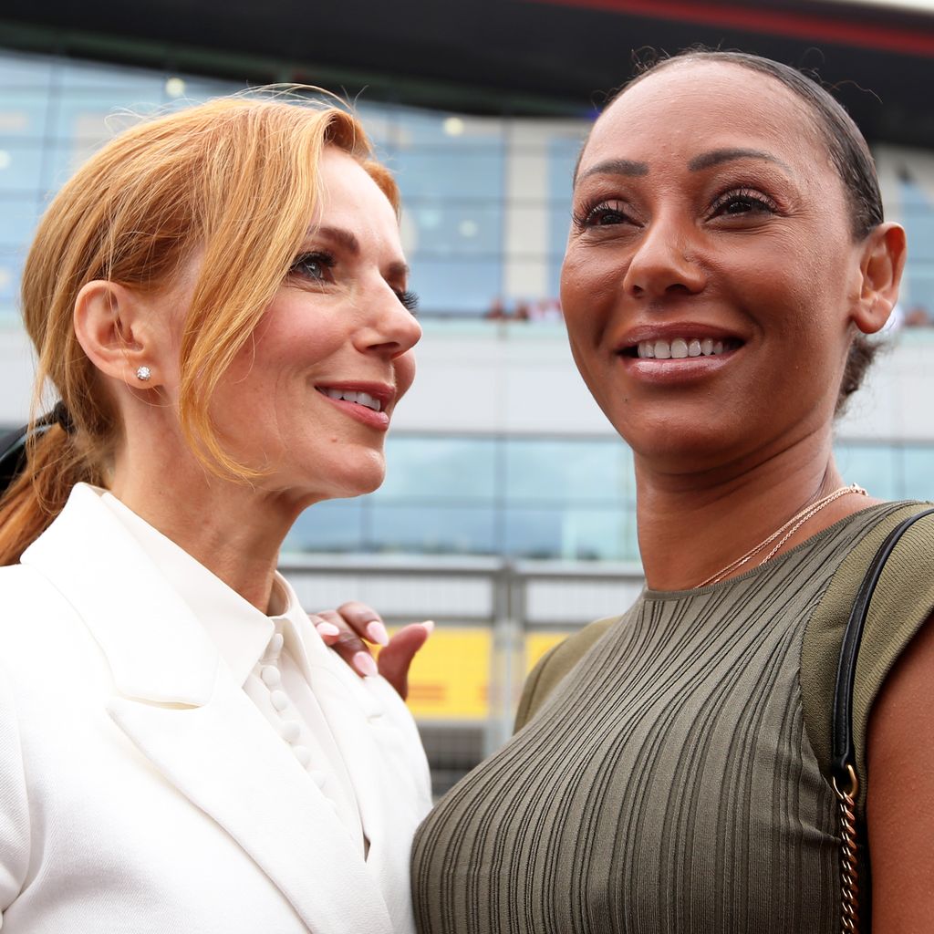 Geri Halliwell und Mel B. beim Grand Prix in Großbritannien, Juli 2019