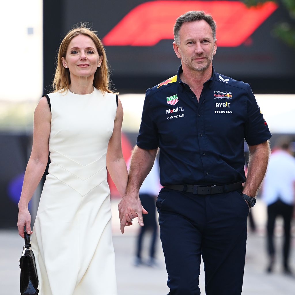 Geri und Christian Horner, März 2024