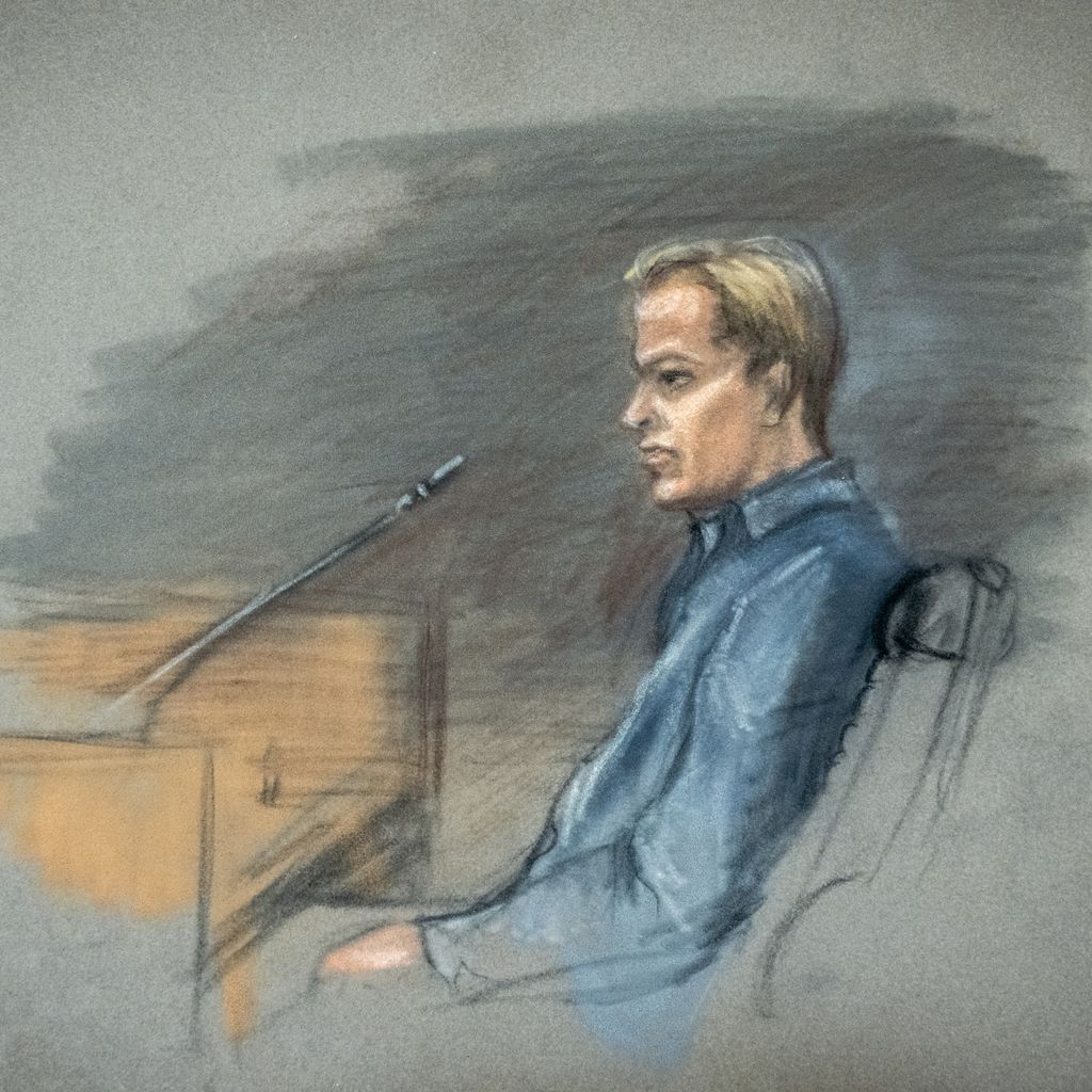 Gerichtszeichnung: Marius Borg Hoiby während des Prozesses am Osloer Bezirksgericht am 5. Februar 2026