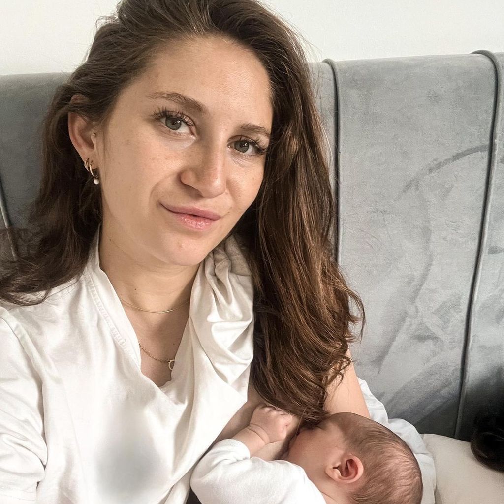 Gesa Felicitas Krause mit ihrer Tochter