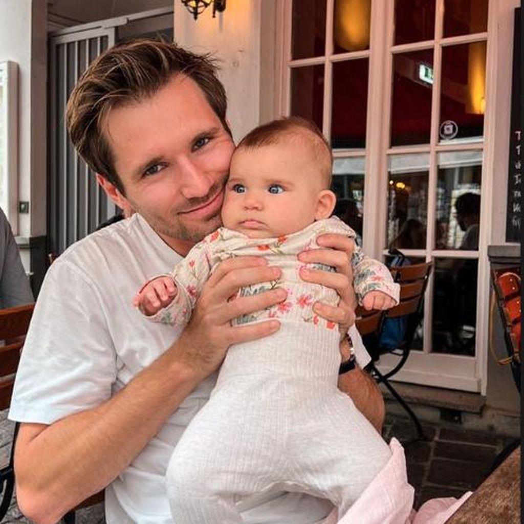 Gesa Felicitas Krauses Partner mit ihrer Tochter Lola