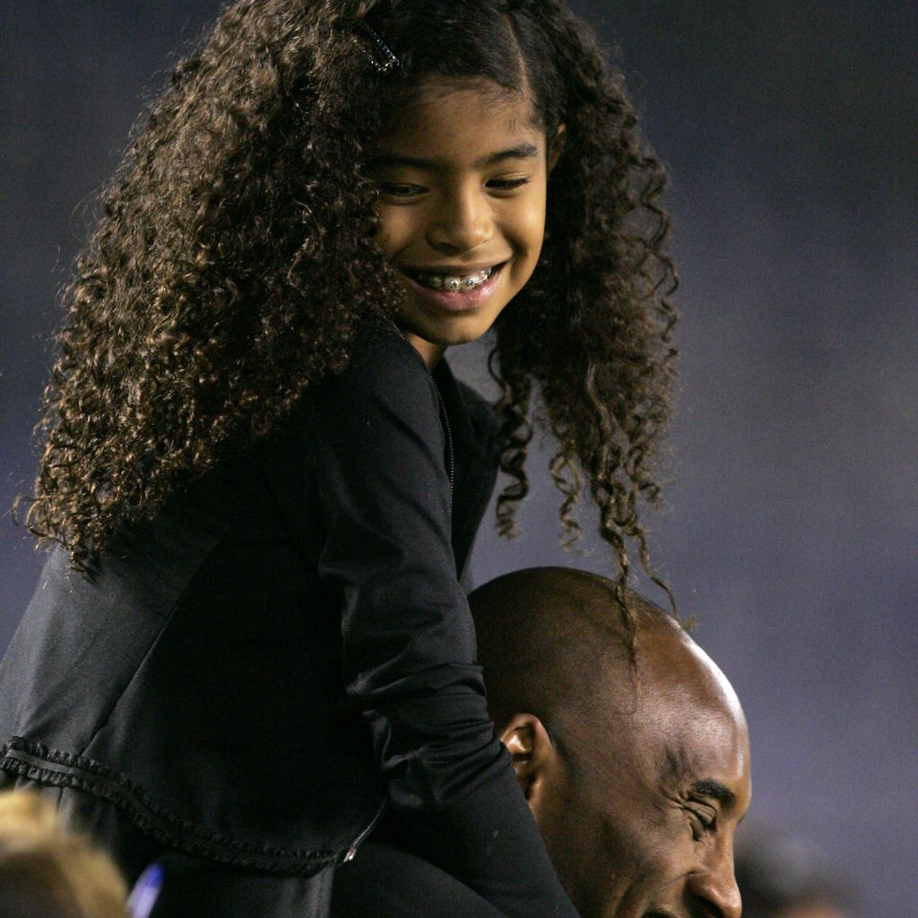 Gianna und Kobe Bryant im April 2014