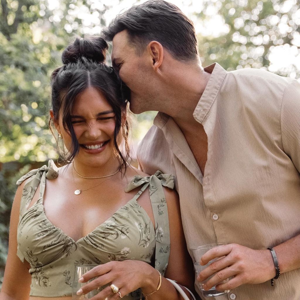Giannina Gibelli und Blake Horstmann im August 2024
